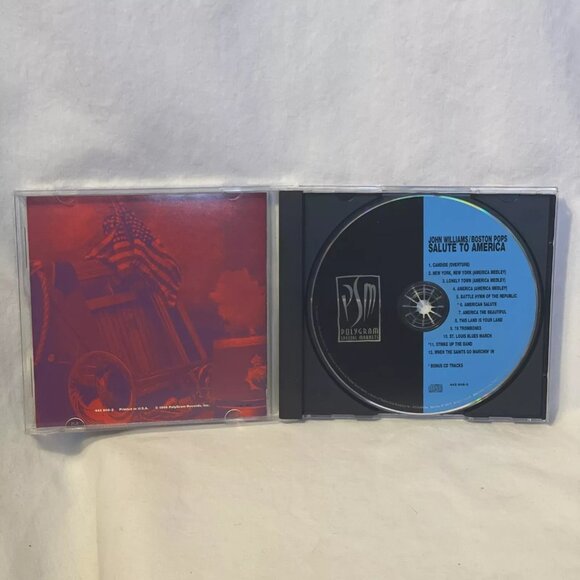 John Williams/Boston Pops Salute To America (CD, 1996) Polygram Special Markets - Picture 4 of 6